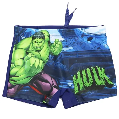Παιδικό Μαγιό Μποξεράκι Hulk Avengers Marvel Μπλε Μαύρο Χρώμα