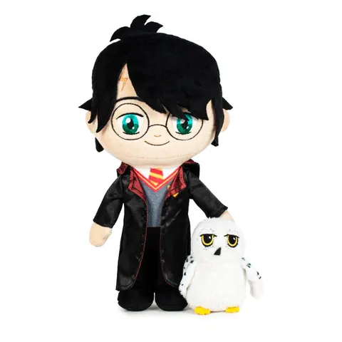 Harry Potter Μαζί με Hedwig Λούτρινο 29cm