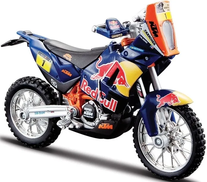 Μινιατούρα Bburago MotorCycle Red Bull KTM 450 Rally Dakar 1/18 για 3+ 18-51073-1
