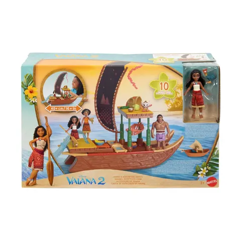 Σέτ Παιχνιδιού Mattel Disney: Vaiana 2 - Vaiana's Adventure Canoe (JBT78)