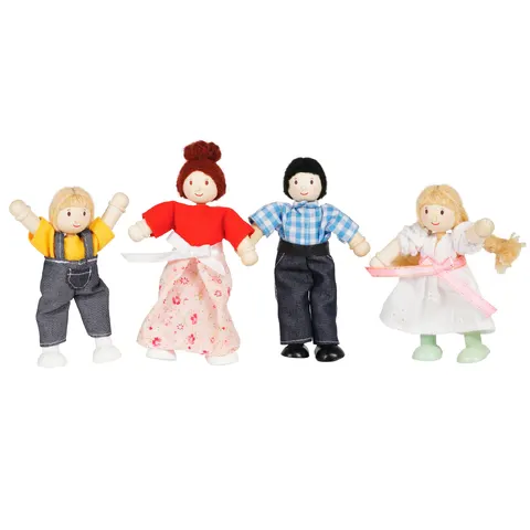 Ξύλινες Κούκλες Le Toy Van My Doll Family of 4 P053