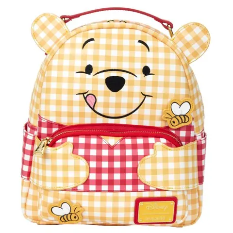 Τσάντα Πλάτης  Loungefly – Disney Winnie the Pooh Gingham Cosplay Mini Backpack WDBK2202