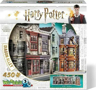 3D Πάζλ Wrebbit Puzzle OEM Diagon Alley 450τεμ. 34524