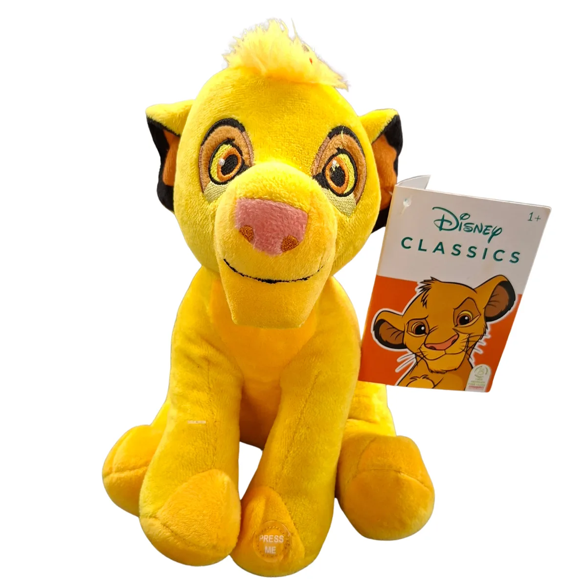 Simba Καθιστός Λούτρινο με Ήχο Lion King Disney 20εκ.