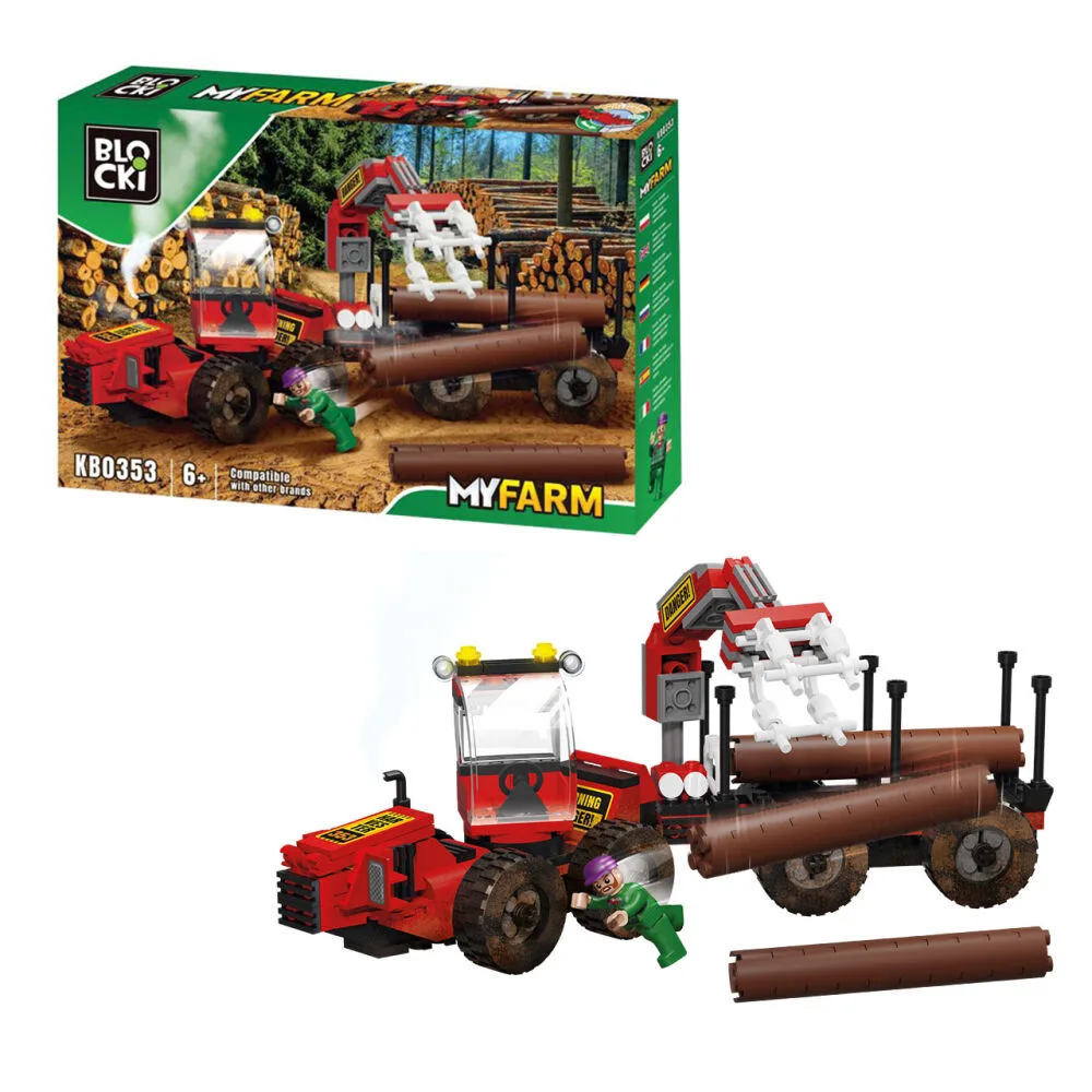 Tουβλάκια Blocki MyFarm Tree Harvester 273τεμ. για 6+ KB0353