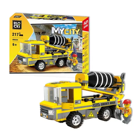 Tουβλάκια Blocki MyCity Mixer 217τεμ. KB0226