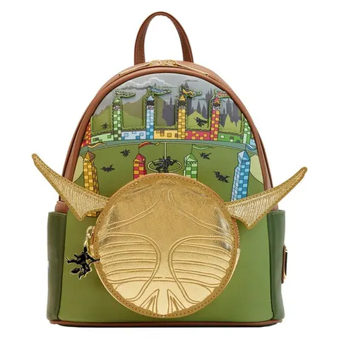 Τσάντα Πλάτης Loungefly - Harry Potter Golden Snitch Mini Backpack HPBK0202