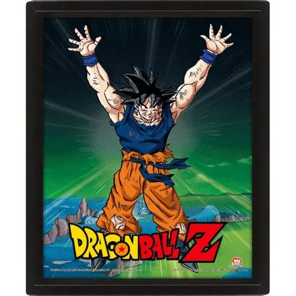 Πλάστικό Κάδρο Pyramid International Dragon Ball Z - Power Levels Increased – Framed 20x25cm EPPL71381