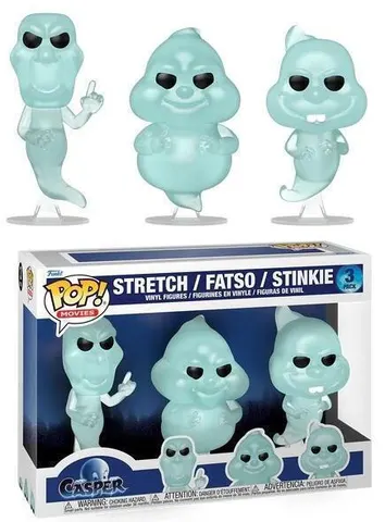 Funko Pop! 3-Pack Movies: Casper - Stretch / Fatso / Stinkie Vinyl Figures