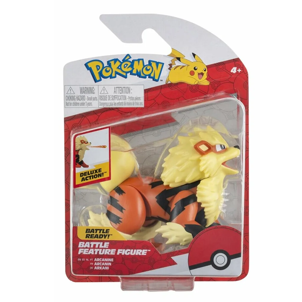 Pokemon Φιγούρα Μάχης 11εκ. Arcanine Wave 20 (JW095135-W20-2)