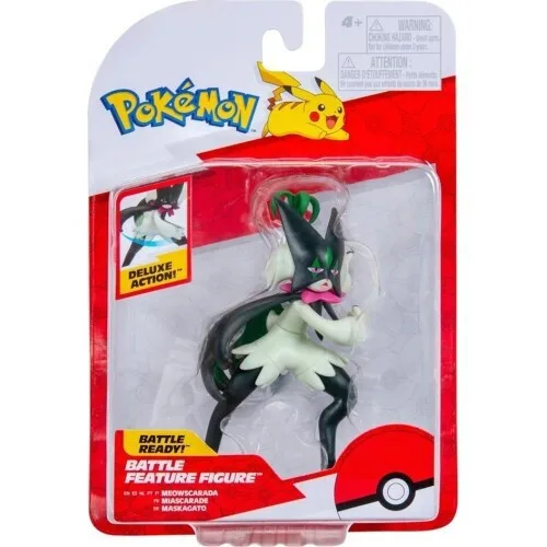 Jazwares Pokemon Φιγούρα Μάχης 11Εκ W21 – Meowscarada (JW095135-W21)
