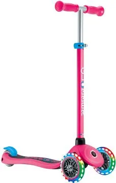Παιδικό Scooter Globber Primo Lights V2 Φούξια 423-611-4