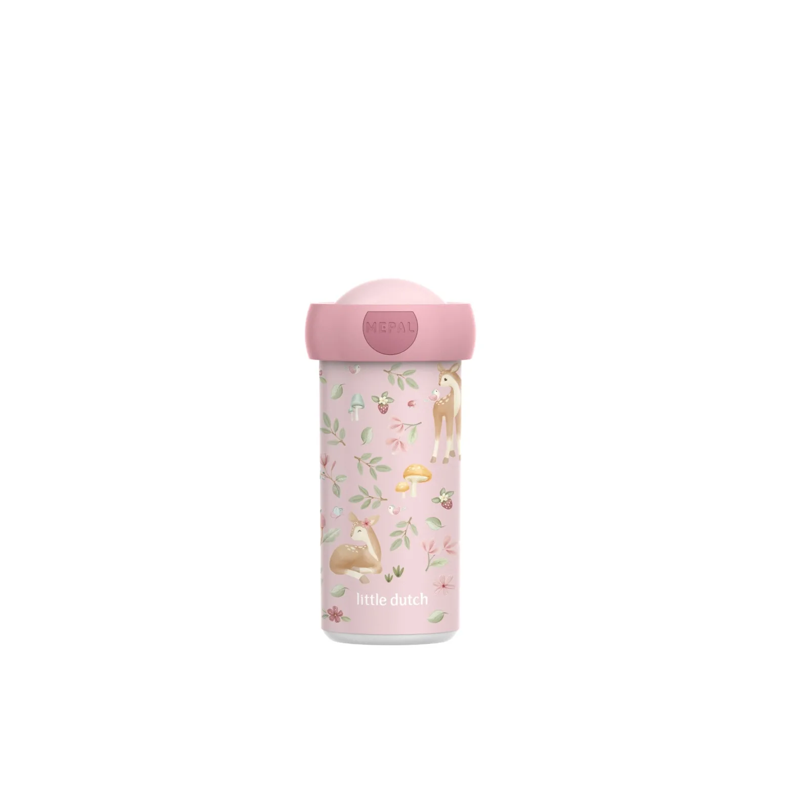 LITTLE DUTCH. Στεγανό ποτήρι με καπάκι 300ml - Fairy Garden