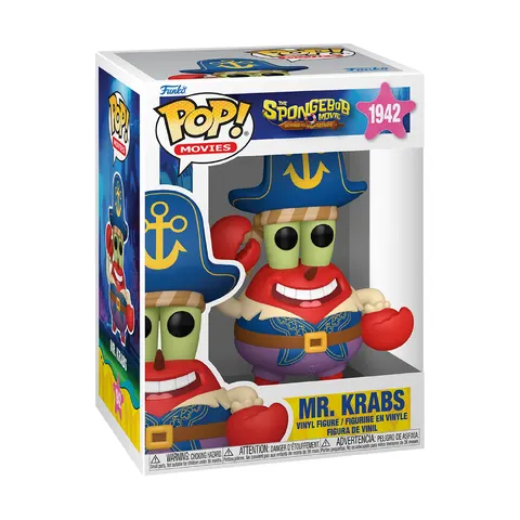 Funko Pop! Movies: The SpongeBob Movie: Search for SquarePants - Mr. Krabs (Pirate) #1942 Vinyl