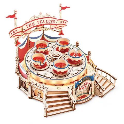 Παιχνίδι Κατασκευών Tilt a Whirl Ξύλινo - Robotime  (EA04)