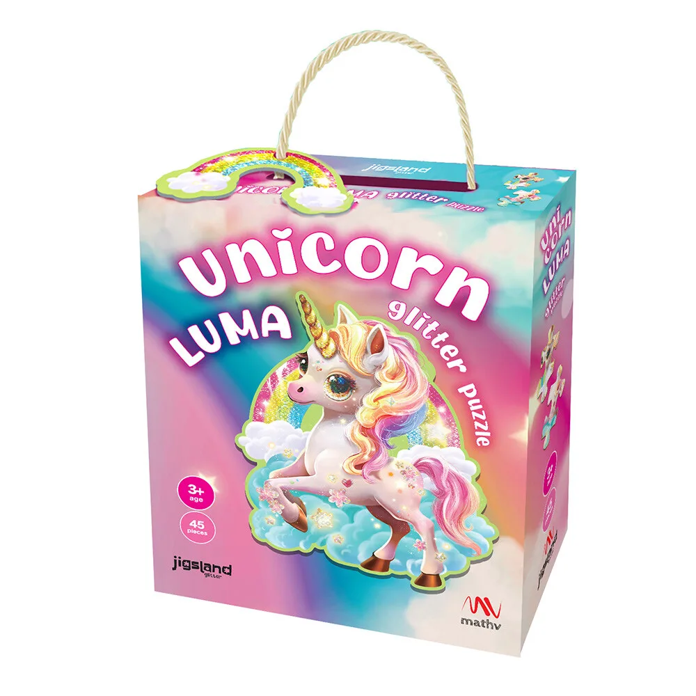 Παιδικό Πάζλ Unicorn Luma Glitter Puzzle