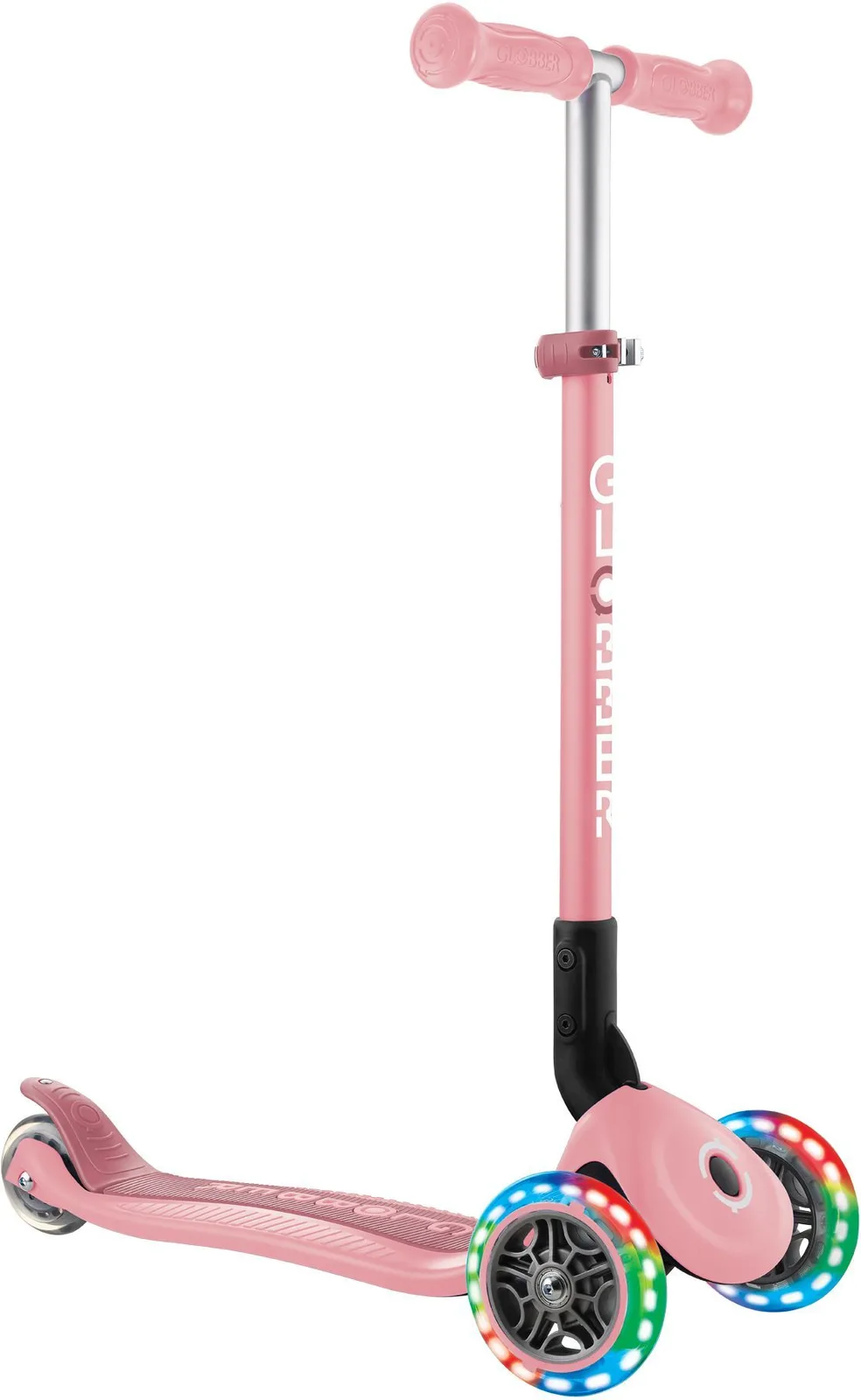 Globber Scooter Primo Foldable Lights Pastel Pink (432-211-3)
