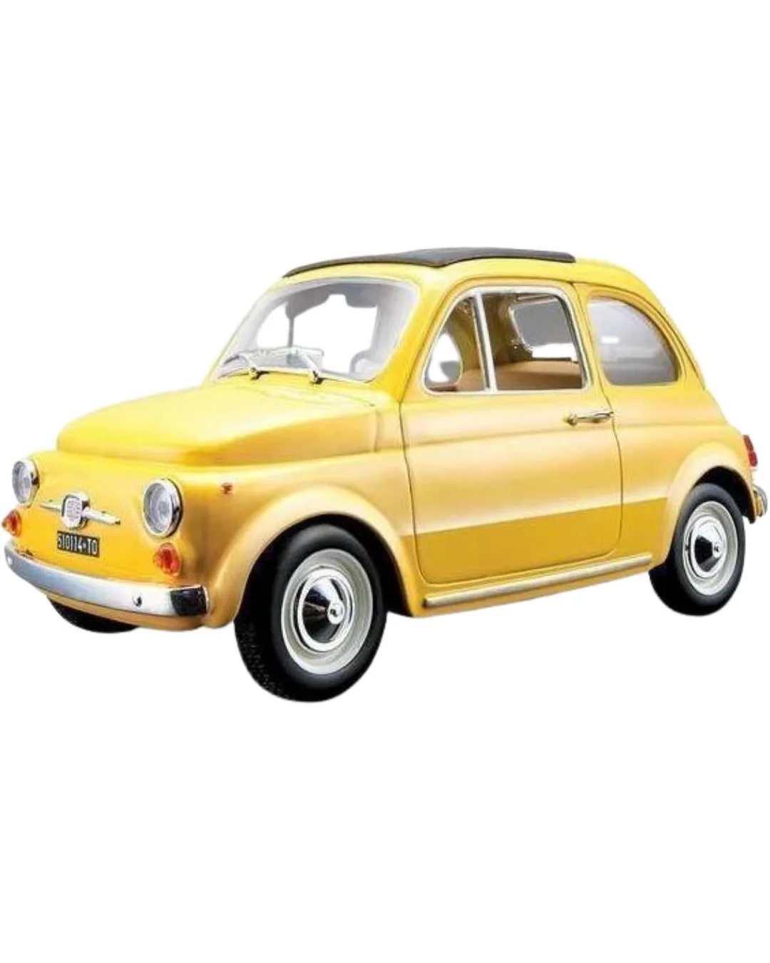 Μινιατούρα Bburago 1/24 Fiat 500F (1965) Yellow 18/22098