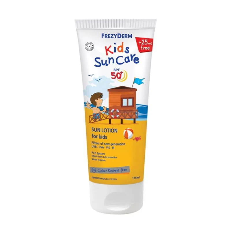 Frezyderm Kids Sun Care SPF 50+ Παιδικό Αντηλιακό Γαλάκτωμα για Πρόσωπο και Σώμα 175ml