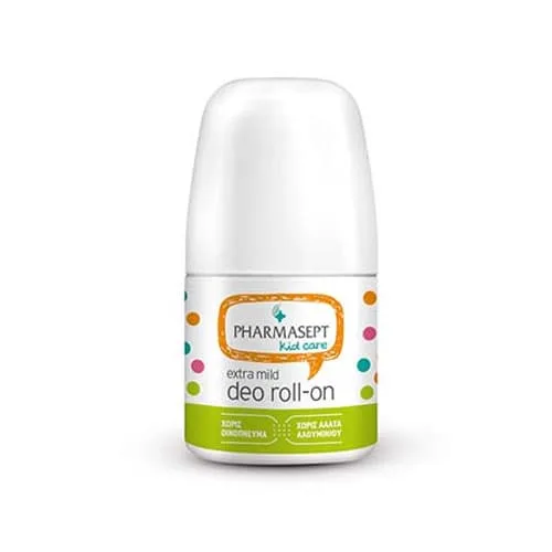 Pharmasept Kid Care Extra Mild Deo Roll-On Απαλό Αποσμητικό για Παιδιά και Eφήβους 50ml