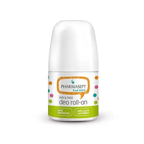 Pharmasept Kid Care Extra Mild Deo Roll-On Απαλό Αποσμητικό για Παιδιά και Eφήβους 50ml