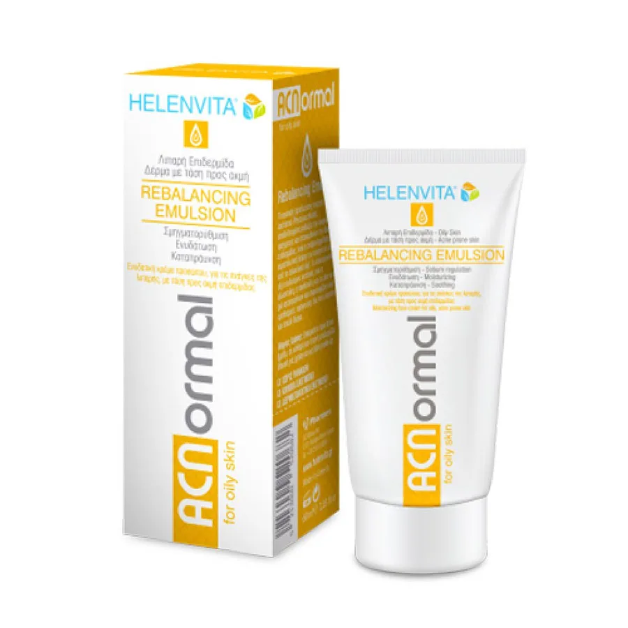 Helenvita Acnormal Rebalancing Emulsion Ενυδατική Κρέμα Προσώπου για Λιπαρή, με Τάση προς Ακμή Επιδερμίδα 60ml