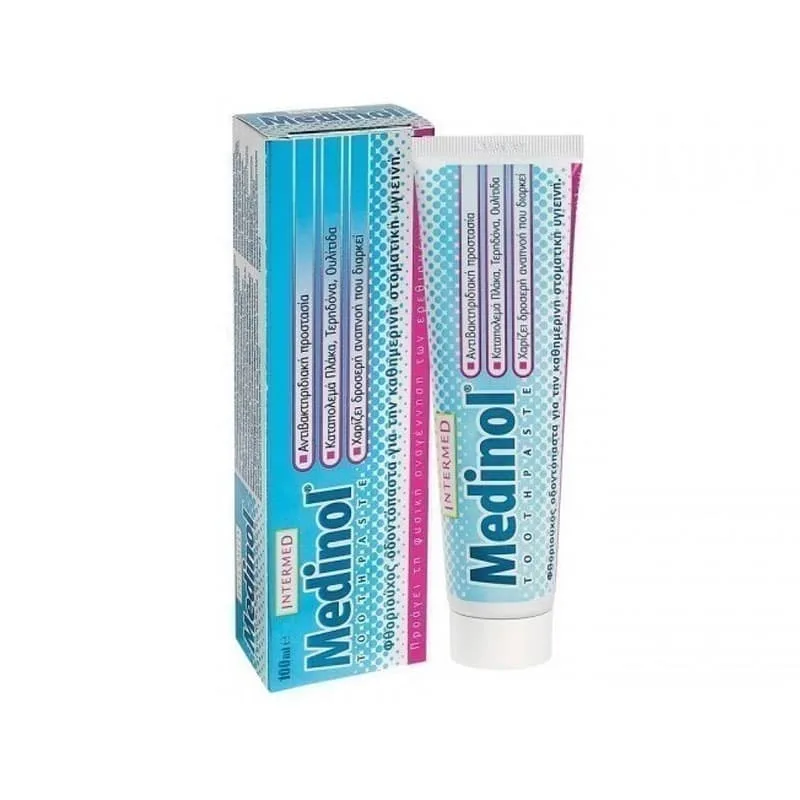 Intermed Medinol Toothpaste Φθοριούχος Οδοντόκρεμα, 100 ml