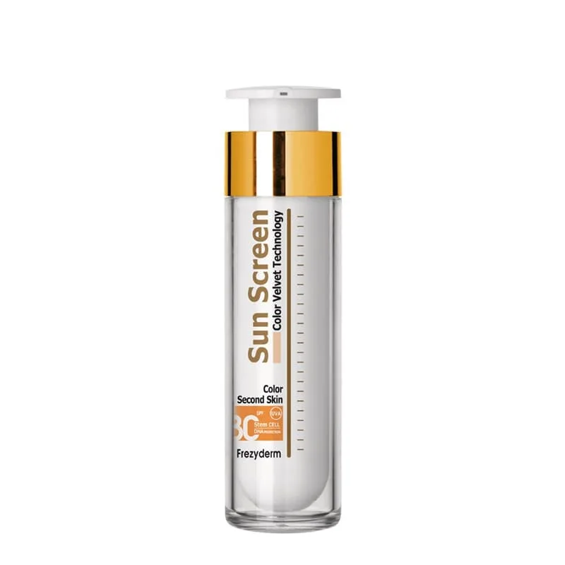 Frezyderm Sun Screen Color Velvet Αδιάβροχη Αντηλιακή Κρέμα Προσώπου SPF30 με Χρώμα 50ml