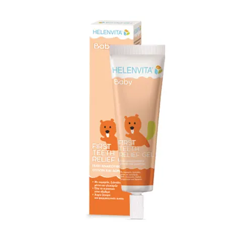 Helenvita Baby First Teeth Relief Gel, Απαλή Γέλη για τις Ενοχλήσεις της Πρώτης Οδοντοφυΐας 30ml