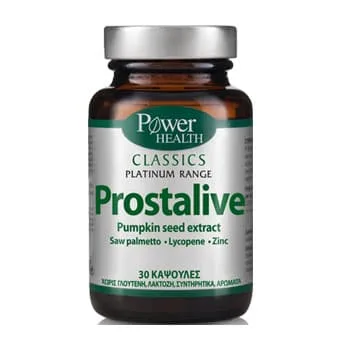 Power Health Platinum Range Prostalive Synergistic Formula Συμπλήρωμα για την Υγεία του Προστάτη 30 κάψουλες