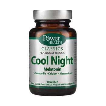 Power Health Classics Platinum Cool Night Συμπλήρωμα Διατροφής για Ήρεμο Ύπνο 30 caps.