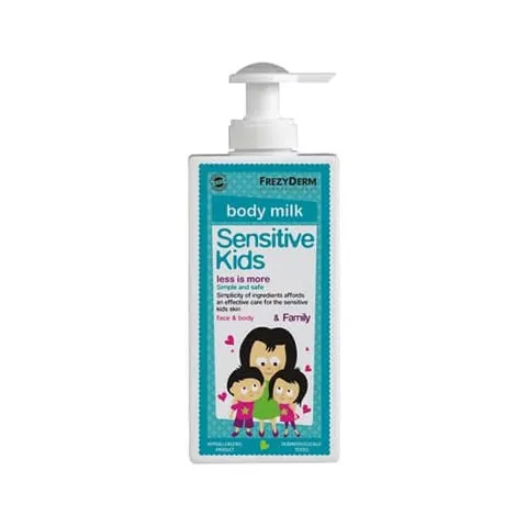 Frezyderm Sensitive Kids Body Milk & Family Παιδικό Γαλάκτωμα Σώματος για όλη την Οικογένεια, 200ml