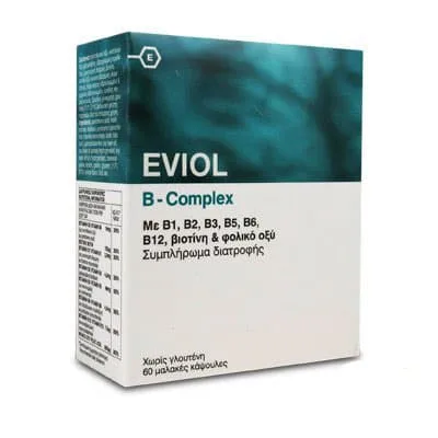 Eviol B-Complex Συμπλήρωμα Διατροφής 60 soft caps