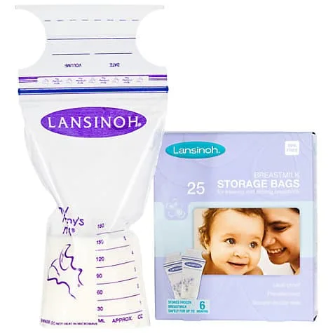 Lansinoh Breastmilk Storage Bags Σακουλάκια Φύλαξης Μητρικού Γάλακτος, 25τμχ