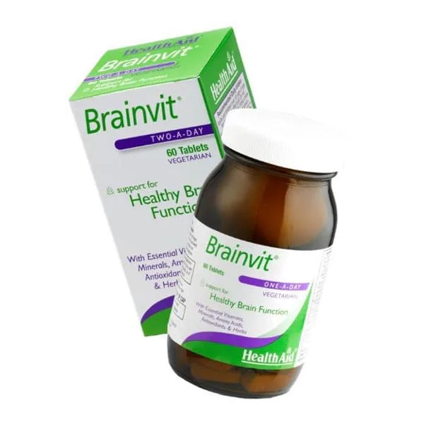 Health Aid - Brainvit Συμπλήρωμα διατροφής για την ενίσχυση της μνήμης 60tabs