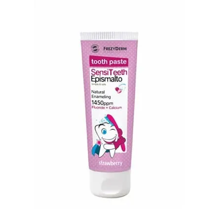 Frezyderm SensiTeeth Epismalto Παιδική Οδοντόκρεμα από 6 ετών με Φθόριο 1.450 ppm και Ασβέστιο.