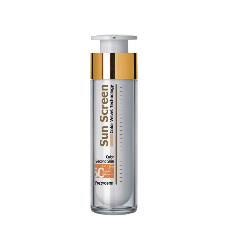 Frezyderm Sun Screen Color Velvet Αδιάβροχη Αντηλιακή Κρέμα Προσώπου SPF50 με Χρώμα 50ml