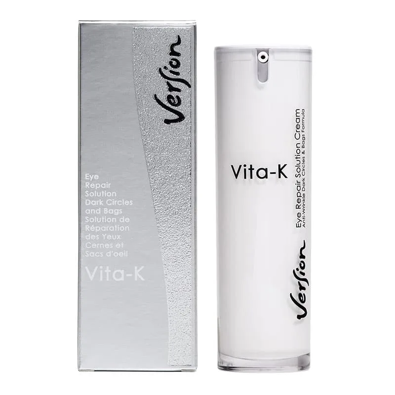 Version Vita-K 24ωρη Κρέμα Ματιών για Αντιγήρανση, Σύσφιξη & Μαύρους Κύκλους 30ml