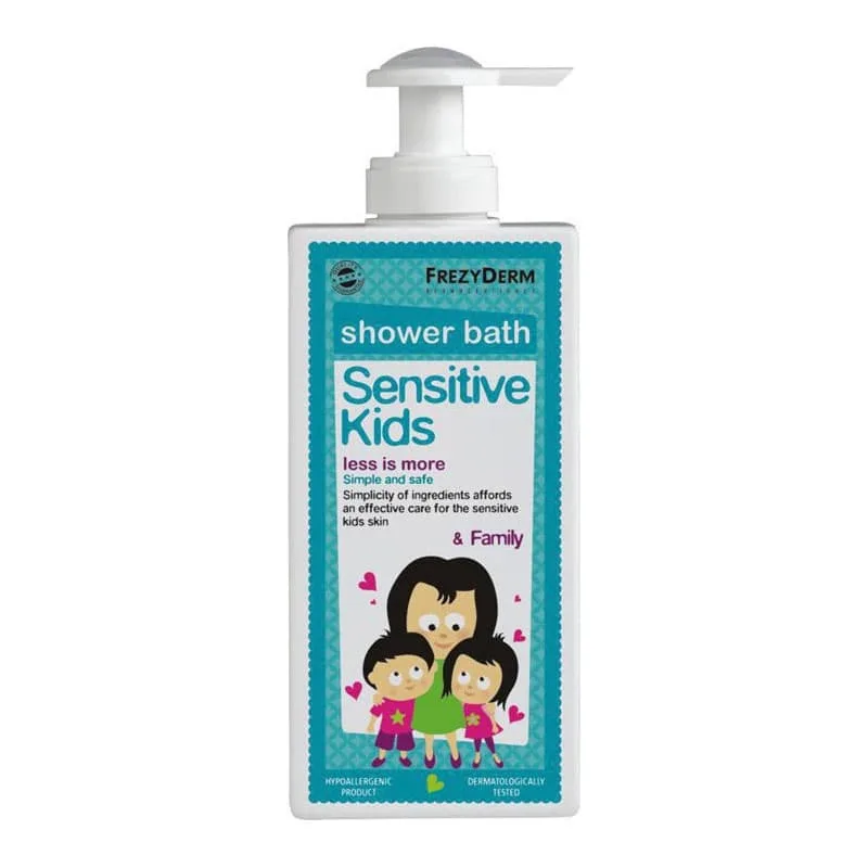 Frezyderm Sensitive Kids Shower Bath & Family Παιδικό Αφρόλουτρο για όλη την Οικογένεια, 200ml