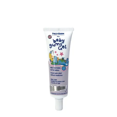 Frezyderm Baby Gums Gel, Απαλό Τζελ Άμεσης Ανακούφισης των Βρεφικών Ούλων από 2 μηνών - 25ml