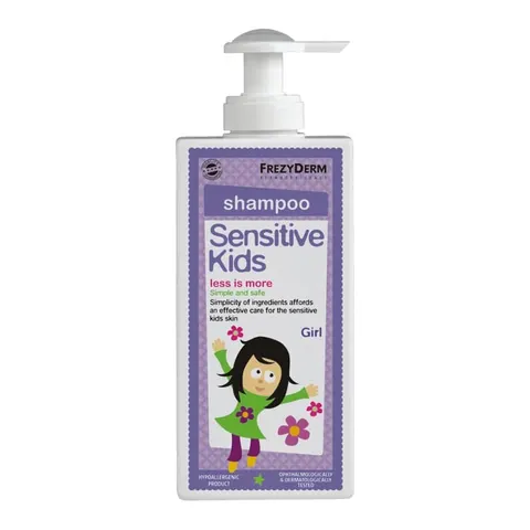 Frezyderm Sensitive Kids Shampoo Girls Απαλό Σαμπουάν Για Κορίτσια 200ml