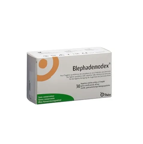 Thea Pharma Hellas Blephademodex Οφθαλμικά Επιθέματα σε Λευκό χρώμα 30τμχ