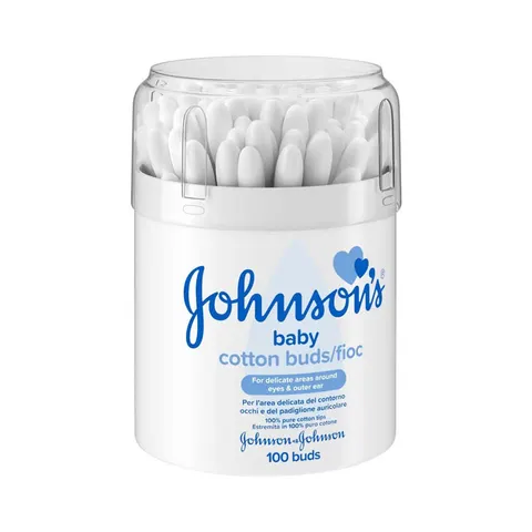 Johnson's Cotton Buds σε Ανακυκλώσιμη Συσκευασία 100 Μπατονέτες