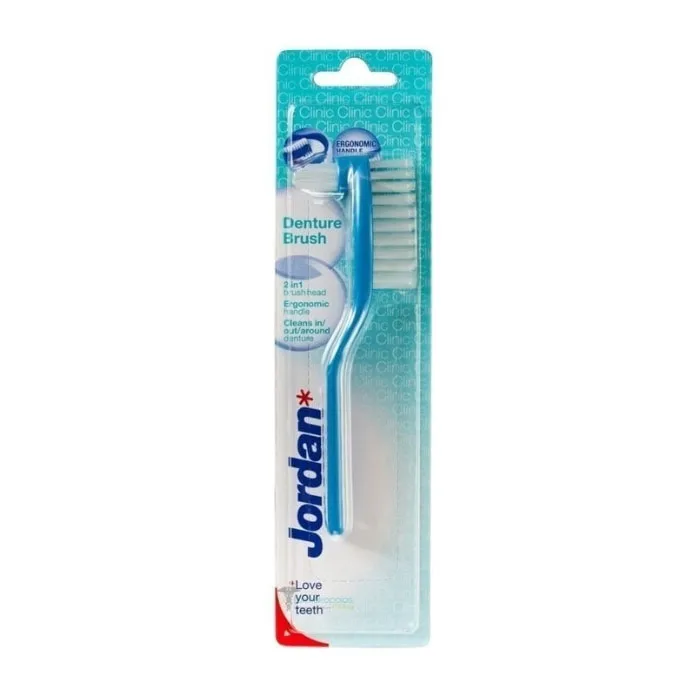 Jordan Denture Brush Οδοντόβουρτσα Καθαρισμού για Τεχνητές Οδοντοστοιχίες, 1τεμ.