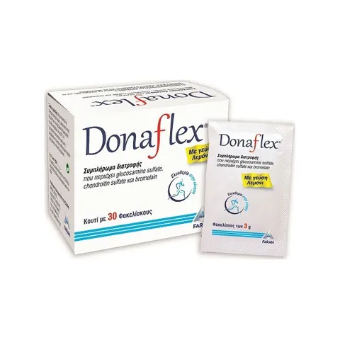 Donaflex Συμπλήρωμα Διατροφής Για Την Καλή Διατήρηση Των Αρθρώσεων 30 Φακελίσκοι.