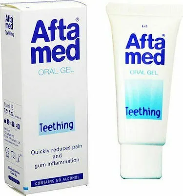 Curaprox Aftamed Teething Gel Τζελ για την ανακούφιση από την Πρώτη Οδοντοφυΐα, 15ml