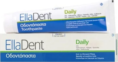 EllaDent Daily Οδοντόκρεμα για την πρόληψη της ουλίτιδας, της τερηδόνας & της κακοσμίας του στόματος, 75ml