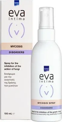 Intermed Eva Intima Mycosis Spray με Αντικνησμική Δράση σε Περιπτώσεις Μυκητιασικών Λοιμώξεων - Κατάλληλο για Γυναίκες & Άνδρες, 100ml