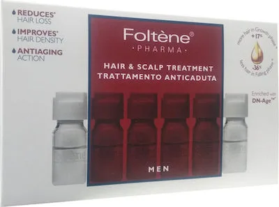 Foltene Hair & Scalp Treatment Men Αντρική Ολοκληρωμένη Θεραπεία Κατά της Τριχόπτωσης 12 X 6ml