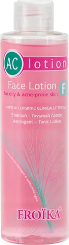 Froika AC Face Lotion F (200ml) - Στυπτική Λοσιόν για Λιπαρό Δέρμα με Τάση Ακμής.